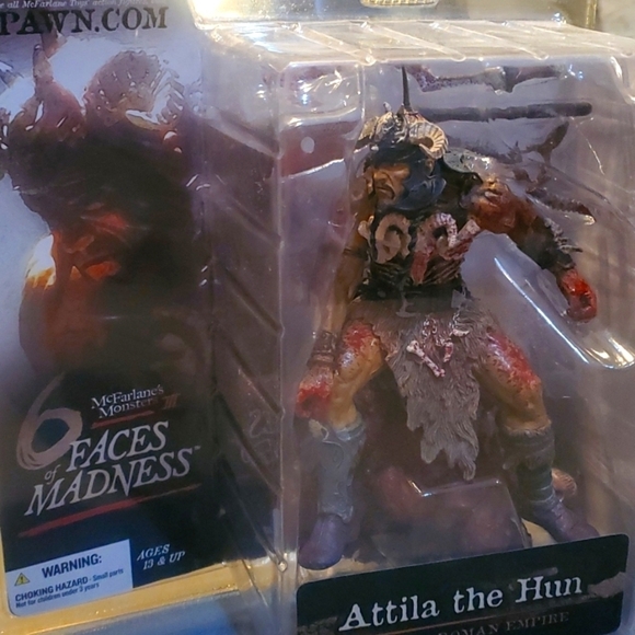 McFarlane Monsters 6 Faces of Madness Attila the Hun Action Figure - Picture 2 of 7